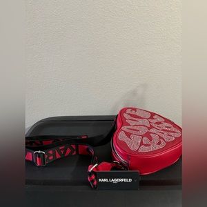 Karl Lagerfeld Heart Crossbody NWT